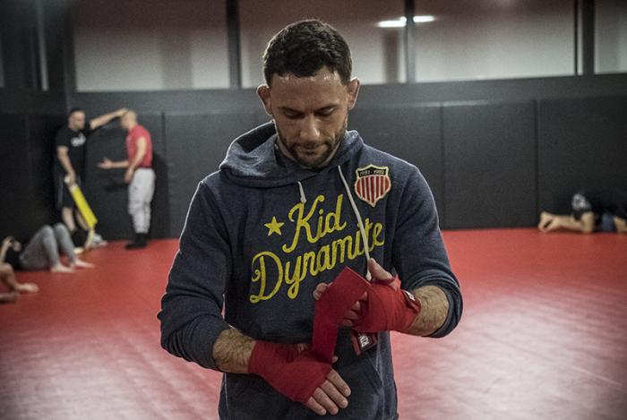 Las Vegas 2/28/18 - Frankie Edgar workout at the UFC Performance Institute in preparation for UFC 222 (Photo credit: Juan Cardenas)
