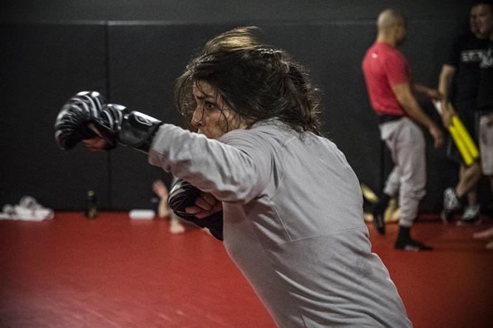 Las Vegas 2/28/18 - Mackenzie Dern workout at the UFC Performance Institute in preparation for UFC 222 (Photo credit: Juan Cardenas)