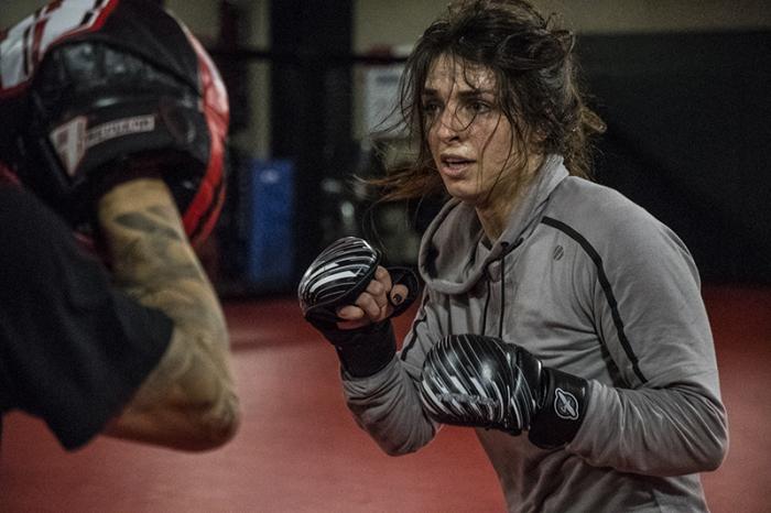 Las Vegas 2/28/18 - Mackenzie Dern workout at the UFC Performance Institute in preparation for UFC 222 (Photo credit: Juan Cardenas)