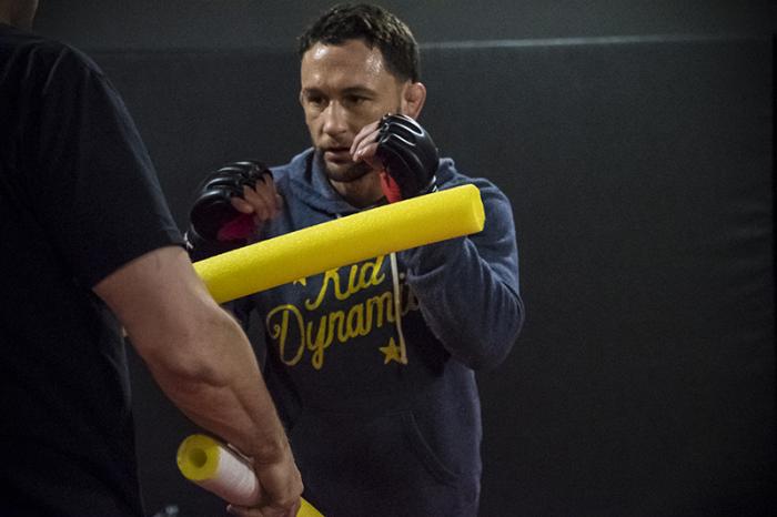 Las Vegas 2/28/18 - Frankie Edgar workout at the UFC Performance Institute in preparation for UFC 222 (Photo credit: Juan Cardenas)