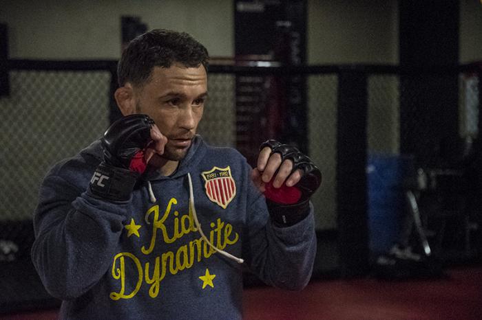 Las Vegas 2/28/18 - Frankie Edgar workout at the UFC Performance Institute in preparation for UFC 222 (Photo credit: Juan Cardenas)