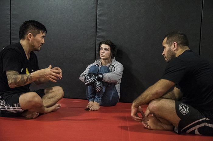 Las Vegas 2/28/18 - Mackenzie Dern workout at the UFC Performance Institute in preparation for UFC 222 (Photo credit: Juan Cardenas)