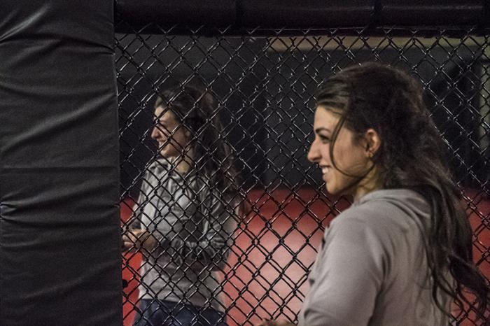 Las Vegas 2/28/18 - Mackenzie Dern workout at the UFC Performance Institute in preparation for UFC 222 (Photo credit: Juan Cardenas)