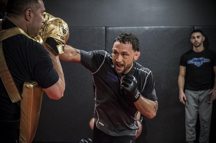 Las Vegas 2/28/18 - Frankie Edgar workout at the UFC Performance Institute in preparation for UFC 222 (Photo credit: Juan Cardenas)