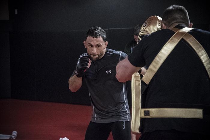 Las Vegas 2/28/18 - Frankie Edgar workout at the UFC Performance Institute in preparation for UFC 222 (Photo credit: Juan Cardenas)