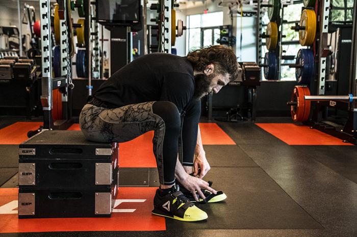 Las Vegas 3/15/18 - Michael Chiesa training at the UFC Performance Insitute in preparation for UFC 223. (Photo credit Juan Cardenas)