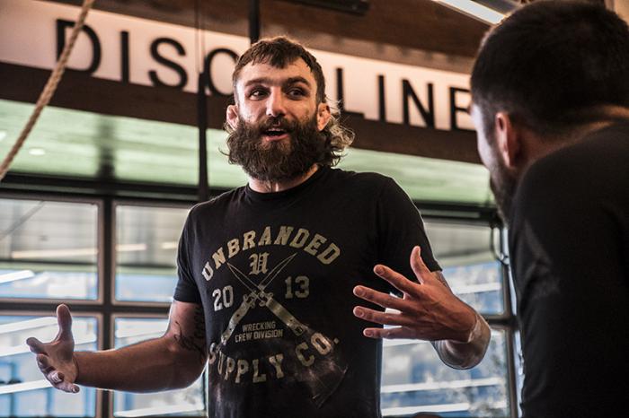 Las Vegas 3/15/18 - Michael Chiesa training at the UFC Performance Insitute in preparation for UFC 223. (Photo credit Juan Cardenas)