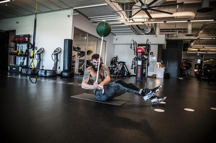 Las Vegas 3/15/18 - Michael Chiesa training at the UFC Performance Insitute in preparation for UFC 223. (Photo credit Juan Cardenas)