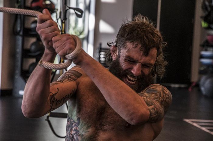 Las Vegas 3/15/18 - Michael Chiesa training at the UFC Performance Insitute in preparation for UFC 223. (Photo credit Juan Cardenas)