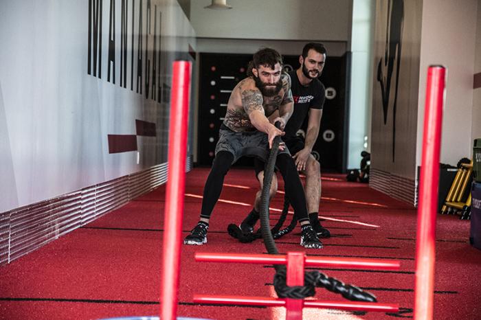 Las Vegas 3/15/18 - Michael Chiesa training at the UFC Performance Insitute in preparation for UFC 223. (Photo credit Juan Cardenas)