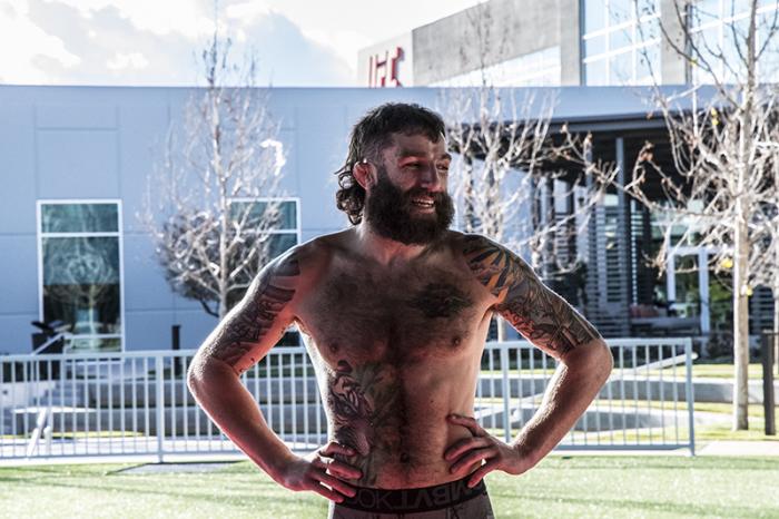 Las Vegas 3/15/18 - Michael Chiesa training at the UFC Performance Insitute in preparation for UFC 223. (Photo credit Juan Cardenas)