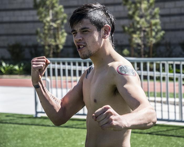 Las Vegas 3/20/18 - Flyweight Brandon Moreno of Mexico training at the UFC Performance Institute in Las Vegas in preparation for UFC 223.
