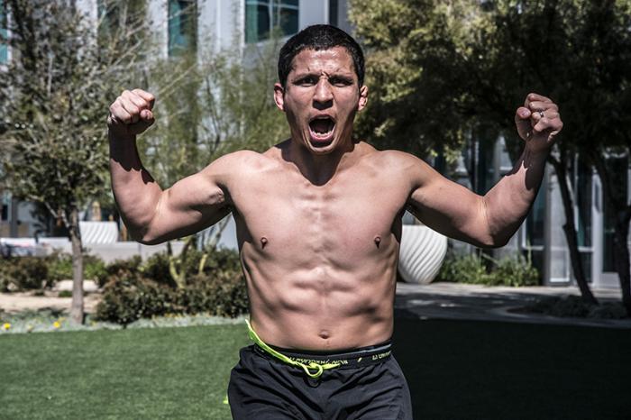 Las Vegas 3/16/18 - Flyweights Joseph Benavides training at the UFC Performance Institute in Las Vegas in preparation for UFC 223. (Photo credit: Juan Cardenas)