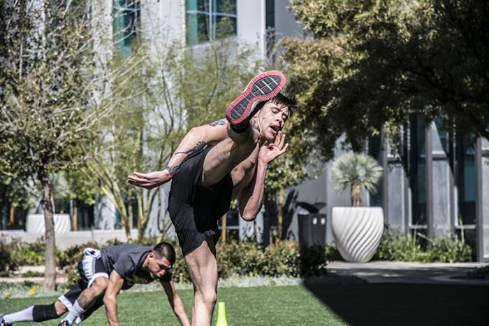 Las Vegas 3/20/18 - Flyweight Brandon Moreno of Mexico training at the UFC Performance Institute in Las Vegas in preparation for UFC 223.