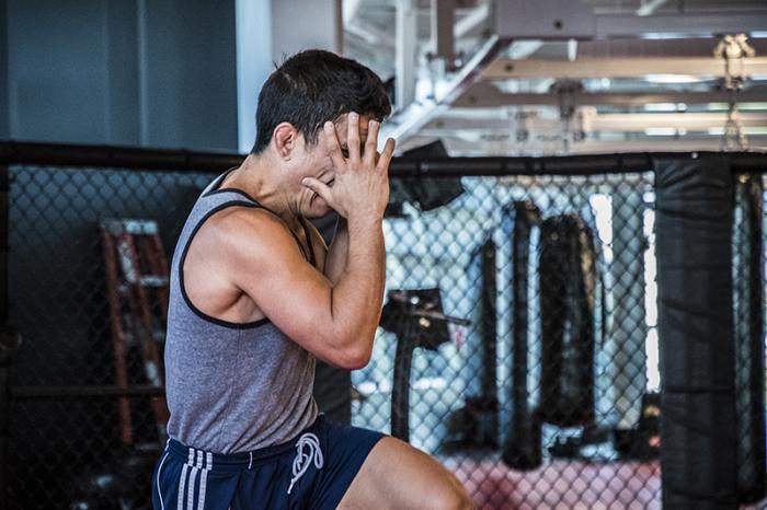 Las Vegas 5/18/18 - UFC fighter Joseph Benavidez at the UFC Performance Institute in las Vegas.