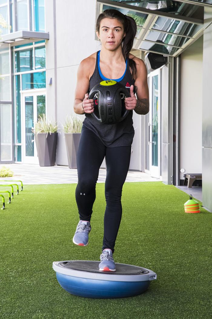 Las Vegas 5/2/18 - UFC fighter Claudia Gadelha at the UFC Performance Institute in las Vegas. (Photo credit: Juan Cardenas)