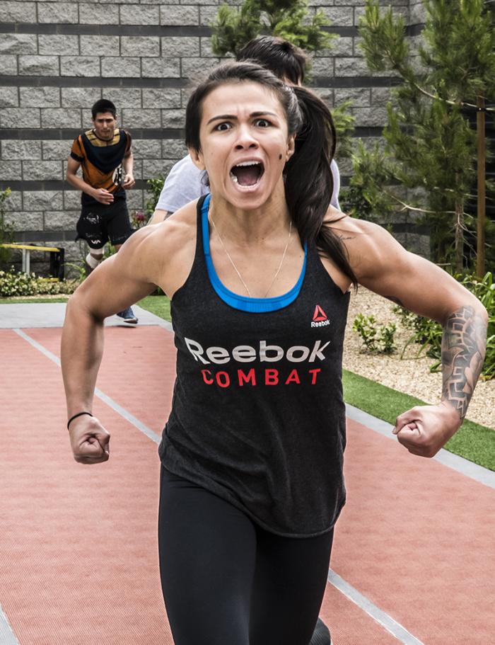 Las Vegas 5/2/18 - UFC fighter Claudia Gadelha at the UFC Performance Institute in las Vegas. (Photo credit: Juan Cardenas)
