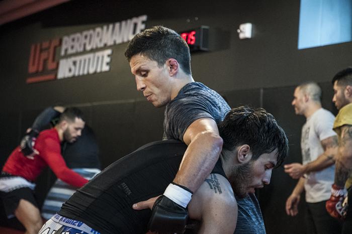 Las Vegas 5/2/18 - UFC fighters Joseph Benavidez and Matt Schnell at the UFC Performance Institute in las Vegas. (Photo credit: Juan Cardenas)