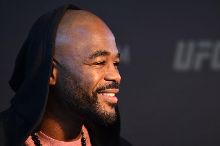 CHICAGO, ILLINOIS - JUNE 07: Rashad Evans interacts with media during the UFC 225 Ultimate Media Day at the United Center on June 7, 2018 in Chicago, Illinois. (Photo by Josh Hedges/Zuffa LLC/Zuffa LLC via Getty Images)