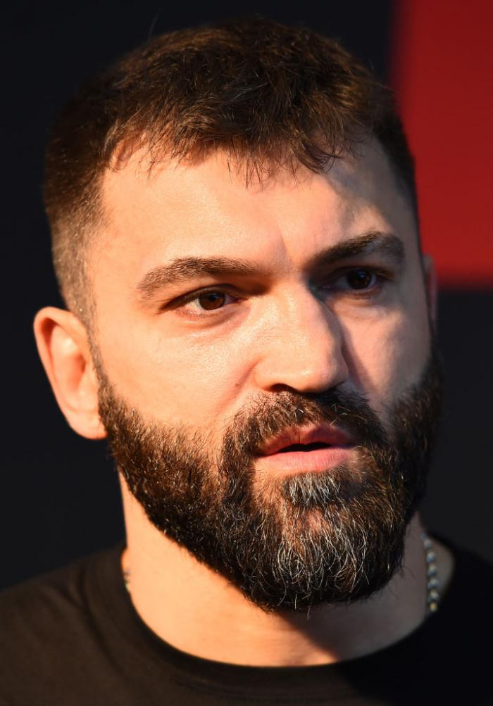 CHICAGO, ILLINOIS - JUNE 07: Andrei Arlovski of Belarus interacts with media during the UFC 225 Ultimate Media Day at the United Center on June 7, 2018 in Chicago, Illinois. (Photo by Josh Hedges/Zuffa LLC/Zuffa LLC via Getty Images)