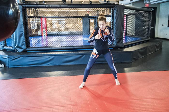 Las Vegas 5/27/18 - Antonina Shevchenko at the UFC Performance Institute in las Vegas preparing for Dana White's Tuesday Night Contender Series. (Photo credit: Juan Cardenas)
