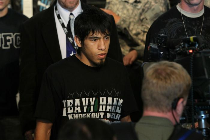 Campuzano enters the arena.