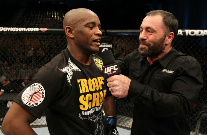Yves Edwards celebrates his win over Cody McKenzie.