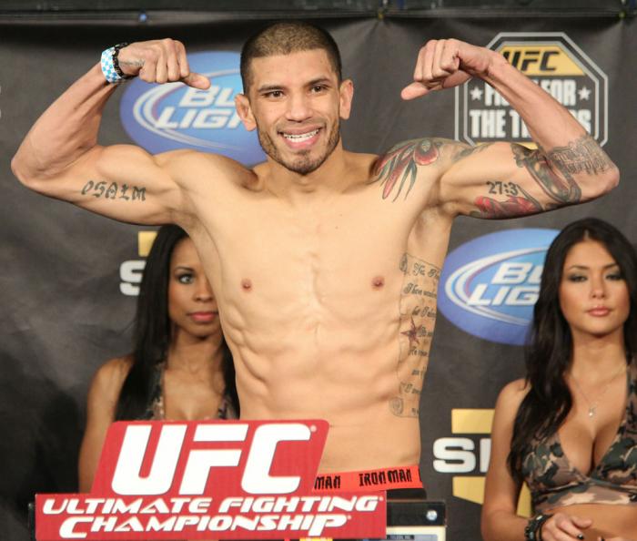 UFC Fight for the Troops Weigh in: Damarques Johnson