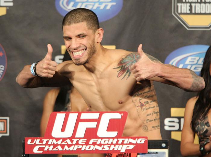 UFC Fight for the Troops Weigh in: Damarques Johnson