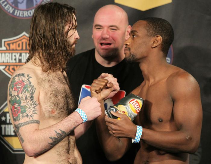 UFC Fight for the Troops Weigh in: McKenzie vs. Edwards