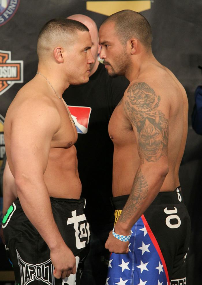 UFC Fight for the Troops Weigh in: Barry vs. Beltran