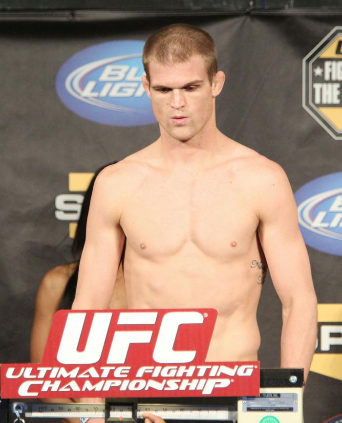 UFC Fight for the Troops Weigh in: Evan Dunham