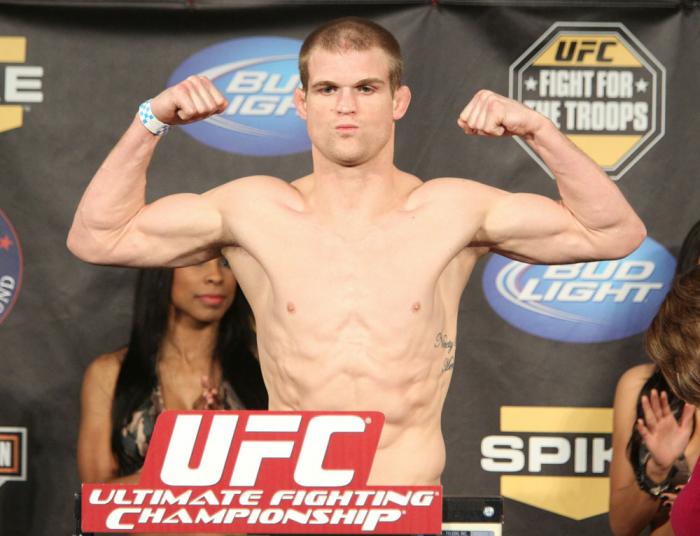 UFC Fight for the Troops Weigh in: Evan Dunham