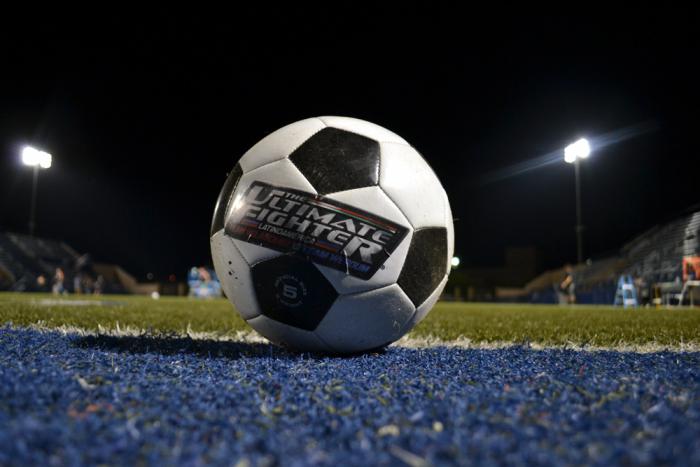 Uno de los balones con los cuales se disputó el reto