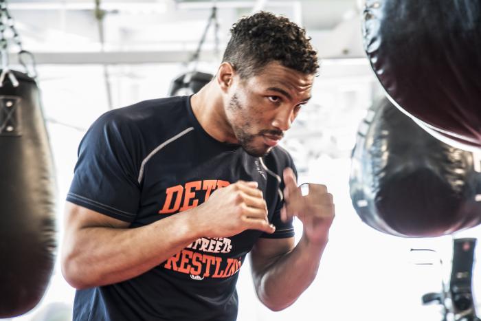 Las Vegas 4/11/18 - UFC fighter Kevin Lee at the UFC Performance Institute in las Vegas. (Photo credit Juan Cardenas)