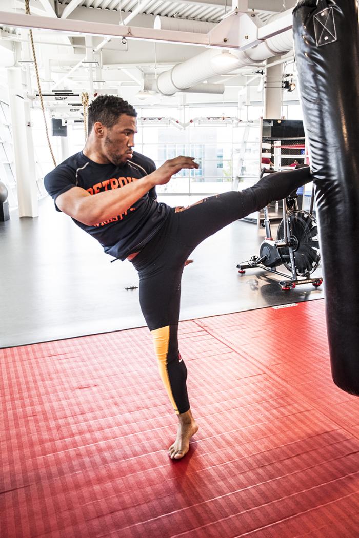Las Vegas 4/11/18 - UFC fighter Kevin Lee at the UFC Performance Institute in las Vegas. (Photo credit Juan Cardenas)