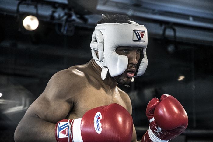 Las Vegas 4/11/18 - UFC fighter Kevin Lee sparring at the UFC Performance Institute in las Vegas. (Photo credit Juan Cardenas)