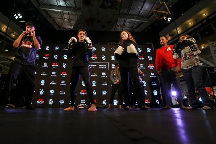 Alexa Grasso at the UFC Chile Open Workouts