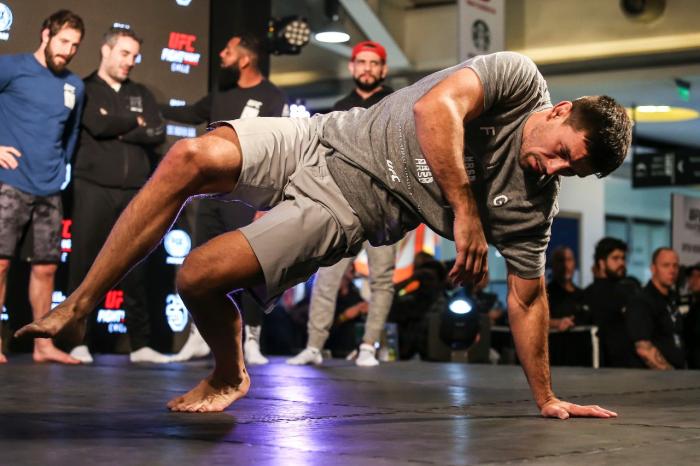 Demian Maia at the UFC Chile Open Workouts