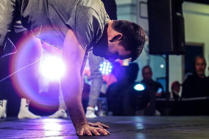Demian Maia at the UFC Chile Open Workouts