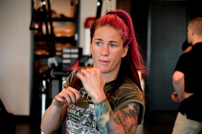 11/14/17 - Las Vegas, UFC Performance Institute - Gina Mazany prepares for UFC Shanghai 2017 (Photo credit Juan Cardenas)