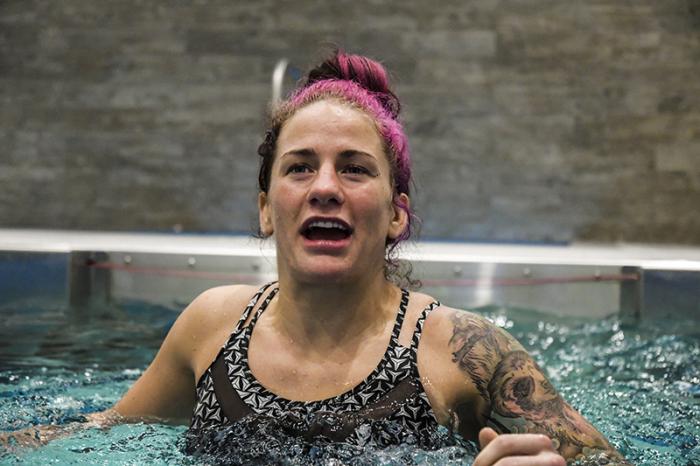 11/14/17 - Las Vegas, UFC Performance Institute - Gina Mazany prepares for UFC Shanghai 2017 (Photo credit Juan Cardenas)