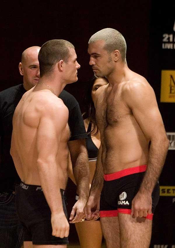 UFC 70: Nations Collide Weigh-In: Michael Bisping & Elvis Sinosic