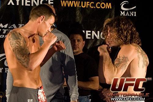 Justin James Clay Guida UFC 64 Weigh In