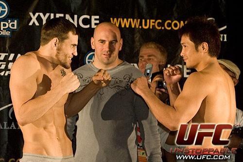 Jon Fitch Kuniyoshi Hironaka UFC 64 Weigh In