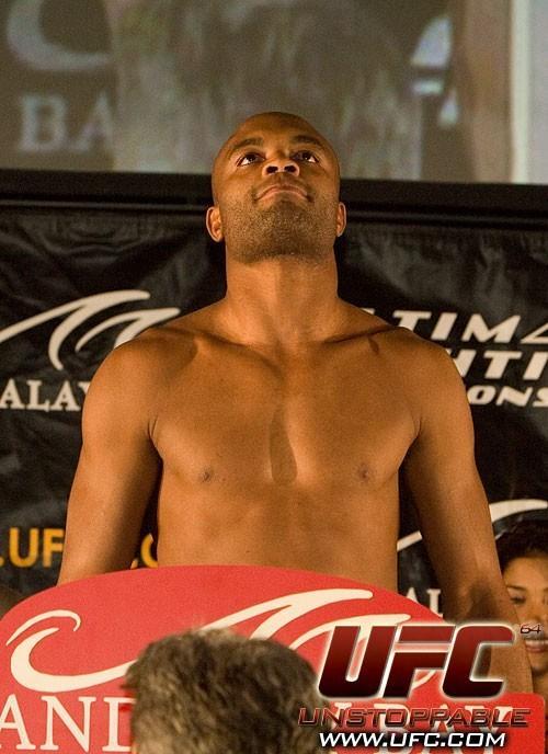 Anderson Silva UFC 64 Weigh In