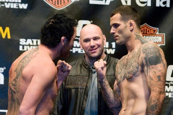 UFC 82 Weigh-In Chris Leben & Alessio Sakara