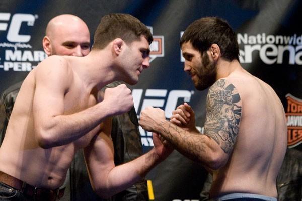 UFC 82 Weigh-In Luke Cummo & Luigi Fioravanti
