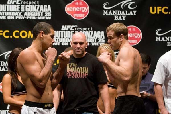 UFC 74 Weigh In Thales Leites & Ryan Jensen