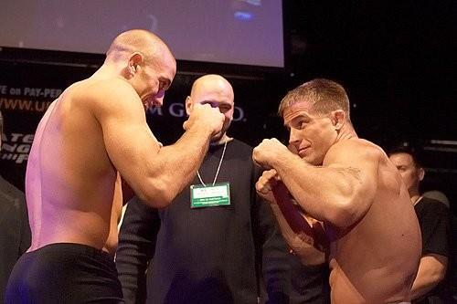 UFC 56 weigh-in Sean Sherk vs Georges St. Pierre